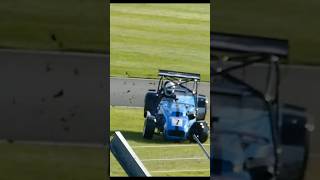 CRASH ON TRACK👎🏎️ 👀KIT CAR GOES FLYING shorts racing crash motorsport blendline [upl. by Sukcirdor245]