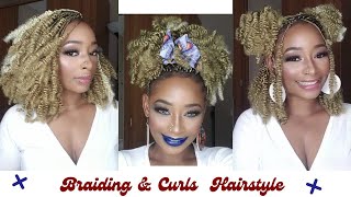 ⭐DETAILED Braid amp Curl Tutorial To Help You Start Blonde Color Braiding Curly Hairstyle Elfinhair [upl. by Adnavoj]