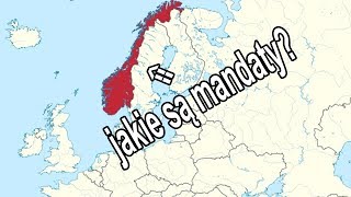 Jakie są mandaty w Norwegii [upl. by Lyrradal407]