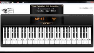 Virtual Piano Symphony No40  WA Mozart [upl. by Merideth]