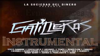 Gatilleros Remix instrumental Tito El Bambino Cosculluela Arcangel Tempo Farruko y más [upl. by Limay]