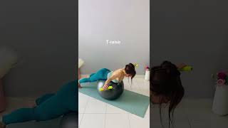 Do this daily for strong shoulders 👊naboso shoulderworkout rotatorcuff homeworkout swissball [upl. by Novanod]