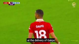 Amazing 🔥 Cody Gakpo Goal Liverpool Vs Brighton 11 All Goals Analysis amp Extended Highlights [upl. by Peatroy606]