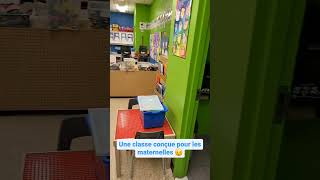 VISITE dune CLASSE de MATERNELLE 👩‍🏫 au QUÉBEC  Vivre au CANADA 🇨🇦 maternelle ecoleprimaire [upl. by Attehcram]