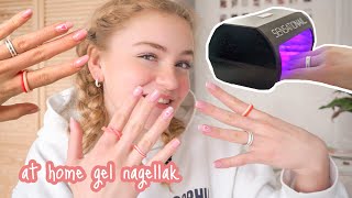 hoe ik zelf mijn nagels met gellak doe 💅🏼 [upl. by Veriee]