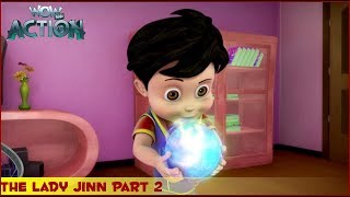 Vir  The Robot Boy  The Lady Jinn Part 2  3D Action shows for kids  WowKidz Action [upl. by Hinkel632]