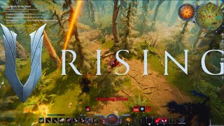 V Rising Early Access Gameplay My First Days As A Vampire PVP Server [upl. by Willumsen]