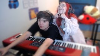 Lily lilypichu  Dreamy Night ft Albie sleightlymusical [upl. by Kylila]