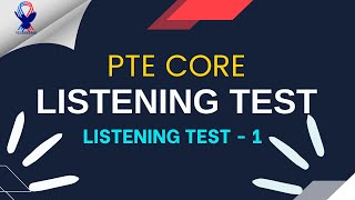 PTE Core Listening test  PTE Core Listening Mock Test [upl. by Allesiram644]