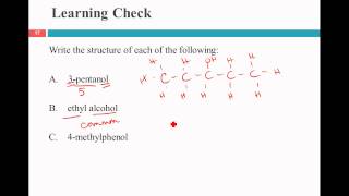 alcohols thiols and ethers [upl. by Esdras]