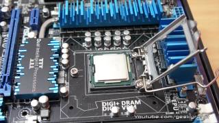 How to install intel CPU on a Motherboard [upl. by Butterfield]