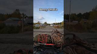 Small Town Northern Ontario  A Drive Through Benny [upl. by Ahrat842]