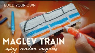 Make a Magnetic Levitating Train at home  model with presentation [upl. by Sonitnatsok8]