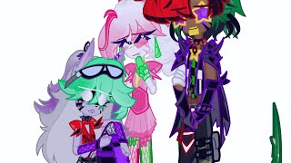 Roxy After getting decommissioned✨ Roxy💜Monty💚Chica🩷FNAF SB🎤FNAF AU🫶🏼 [upl. by Reffotsirhc184]