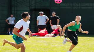 Djokovic Surprised Aryna Sabalenka and Then They Thrilled the Fans Together  Indian Wells 2024 [upl. by Mikes54]