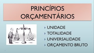 📊Princípios orçamentários  Resumo e Questões [upl. by Kudva]