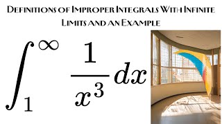 Calculus  Definitions of Improper Integrals With Infinite Limits and an Example [upl. by Aieki912]