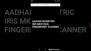 IRISMK2120ULMK2120UAADHAR BIOMETRIC FORAEBASVIDHYAWAANJNANABHUMIMEESEVA BUY NOW APampTS [upl. by Enidanreb]