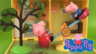 Maison et Jardin de Peppa Pig Jouets et Super sand Peppa’s Home amp Garden Playset [upl. by Renae266]