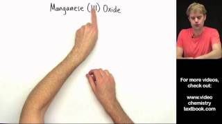 Writing Ionic Formulas with Transition Metals [upl. by Hpesojnhoj]