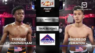 Tyrese Cunningham VS Sherzod Ismatov FURY 06292019 [upl. by Aicenek]