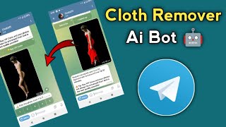 viral ai bot cloth remover telegram bot link Telegram ai girl image misuse  New ai [upl. by Haliehs]