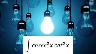 Integration of cot2x cosec2x Solution [upl. by Seaton288]