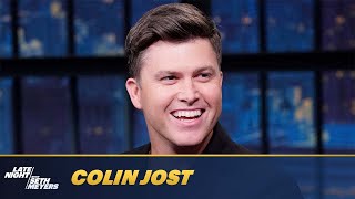 Colin Jost Reveals Why He Named His Baby Cosmo [upl. by Inesita]