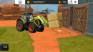 Fs 18 Making Straw Bales And Delivered  Fs18 Gameplay  Farming Simulator 18 Timelapse fs18 [upl. by Vonnie]