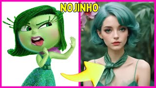 PERSONAGENS na VIDA REAL  😀ADIVINHA QUEM ESTÁ DANÇANDO🎶DIVERTIDAMENTE 2  TIKTOK  DESAFIO MUSICAL [upl. by Euv]