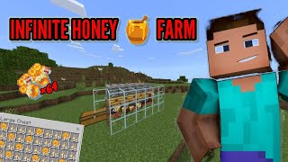 Infinite honeycomb and honey 🍯 farm Minecraft 120  PocketJavaBedrockXbox [upl. by Oilcareh915]