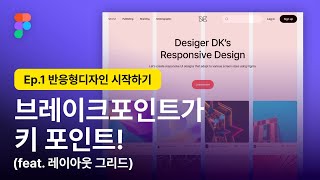 실전 반응형디자인 Part1 브레이크포인트의 개념과 레이아웃 그리드 설정방법 responsive design breakpoint layoutgrid [upl. by Nodnerb]