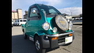 Sold out 1996 Daihatsu midgetⅡ K100P000779 Japanese Mini Truck Japan Kei truck Used car vehicle [upl. by Yatnwahs]