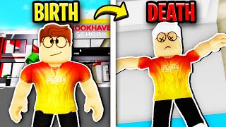 BIRTH To DEATH The Nerd In Roblox Brookhaven 🤓💀 [upl. by Teena686]