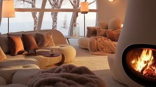 Cozy Winter Ambiance❄️🌨️  Better Inside And Cozy Than To Be In The Cold  Healed In Ambiance [upl. by Garretson]