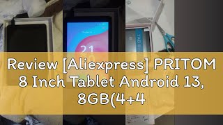 Review Aliexpress PRITOM 8 Inch Tablet Android 13 8GB44 Expand RAM 64GB ROM1TB Expand1280x8 [upl. by Abel935]