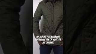 Barbour Liddesdale Jacket Try On  Subscribe fashion barbour menswear [upl. by Ernesto211]