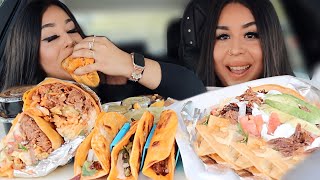 EATING BIRRIA NACHOS BIRRIA BURRITO QUESO FUNDIDO TACOS w CONSOME MUKBANG Mexican Food asmr [upl. by Rad624]