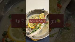 Cooking Diary｜Thai Steamed Lemon Sea Bass 🍋🐟 cooking [upl. by Yk513]