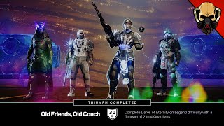 Old Friends Old Couch Dares of Eternity Legend Run Destiny 2 [upl. by Nyra]