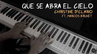 Como Tocar quotQUE SE ABRA EL CIELO  CHRISTINE DCLARIOquot Tutorial de PIANO [upl. by Ecinerev]