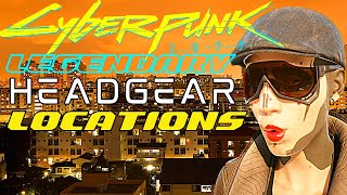 Cyberpunk Legendary Clothing Locations  Free Techie amp Media Caps [upl. by Leoj]