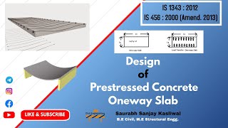 Design of Prestressed Concrete Oneway Slab [upl. by Artep]