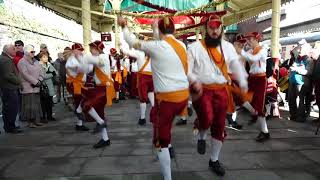 Lancashire Day MorrisClog Dancers at the East Lancashire Railway 2017 [upl. by Brewer]