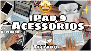 UNBOXING ACESSÓRIOS IPAD 9º ✨2023 [upl. by Htrow]