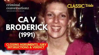 CA V BETTY BRODERICK 1991 via COURT TV –Closing Arguments amp Jury Instructions [upl. by Feetal]