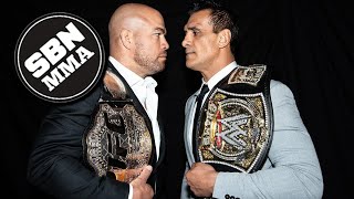 Tito Ortiz vs Alberto Del Rio  Bare Bones ToeToToe Showdown  Combate Americas [upl. by Ohara241]