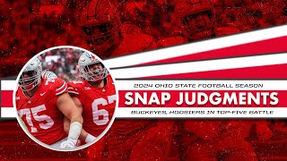 Snap Judgments Ohio State smothers Indiana turns focus to Michigan after topfive battle [upl. by Ardnassac]