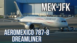 Aeromexico 7878 Mexico  New York JFK Economy [upl. by Monagan306]