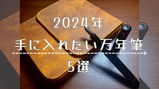 今年手に入れたい万年筆 5選〈2024ver〉 [upl. by Lindly]